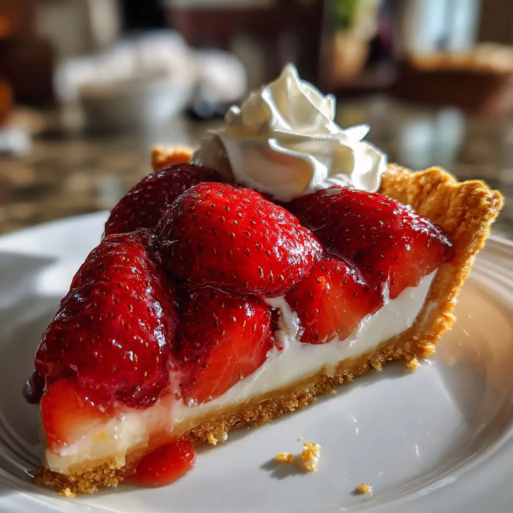 Easy Strawberry Buttermilk Pie