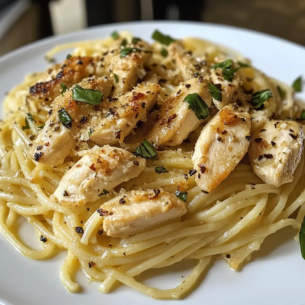 Garlic Chicken Pasta Recipe