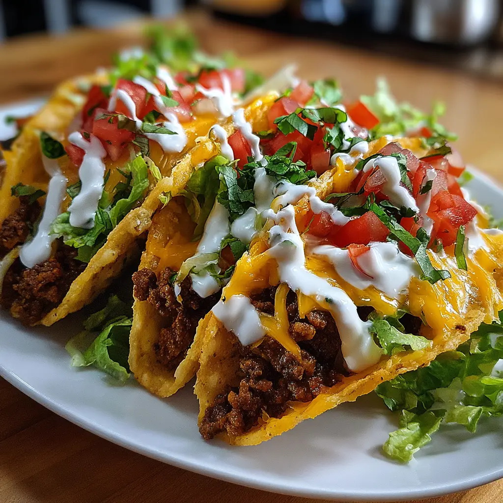 Loaded Taco Shells with Creamy Cheese Sauce: A Flavor Delight!