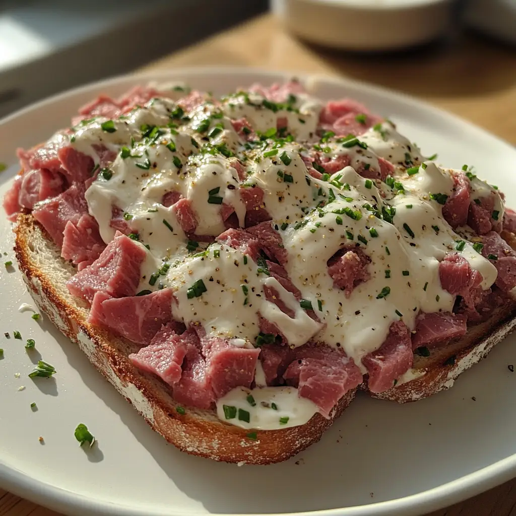 Creamed Chipped Beef on Toast