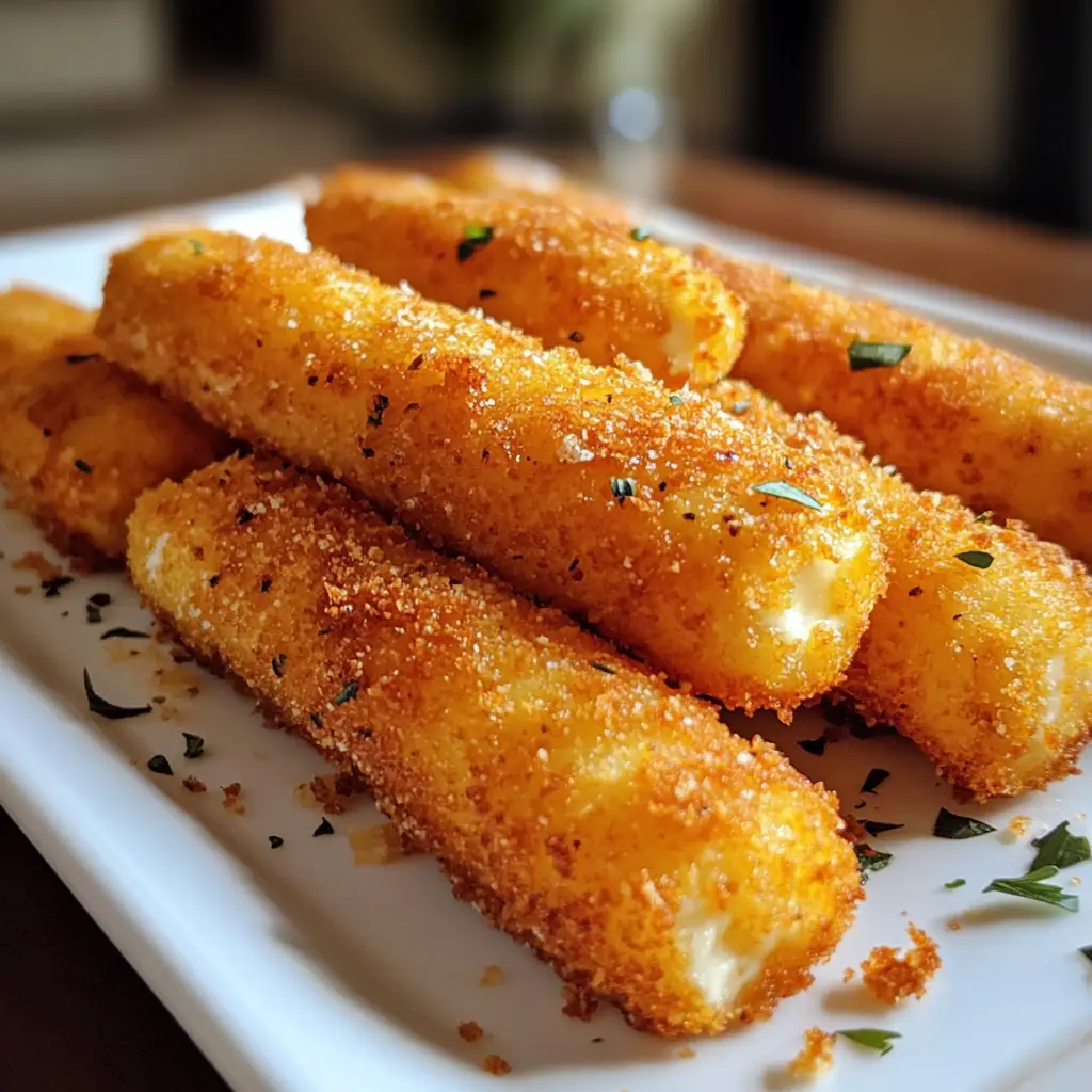 Homemade Mozzarella Sticks