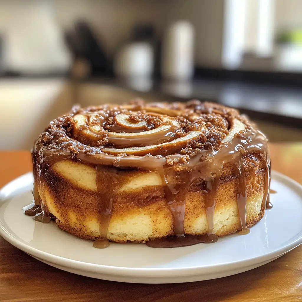 Cinnamon Roll Cake Recipe
