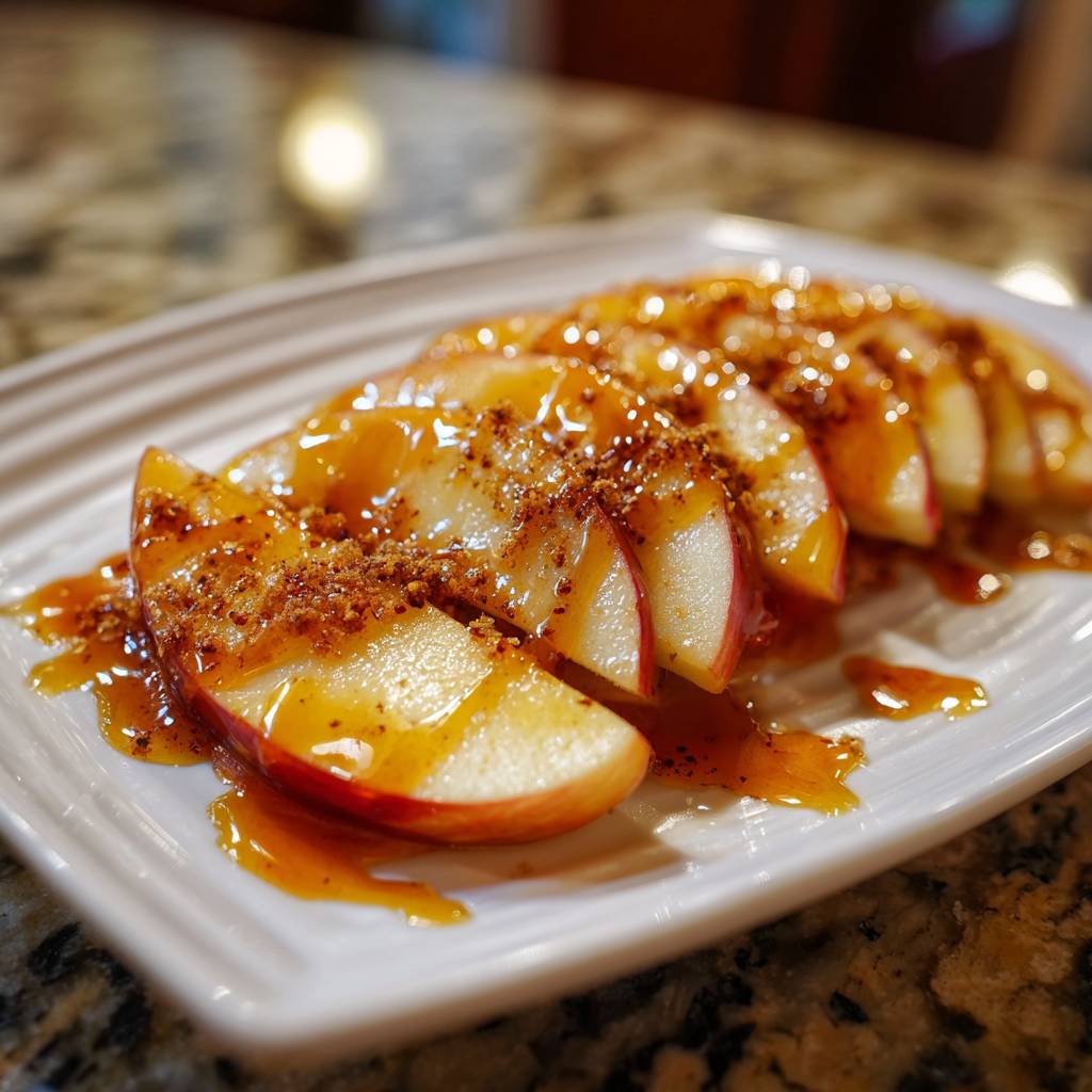 Caramel Apple Slices