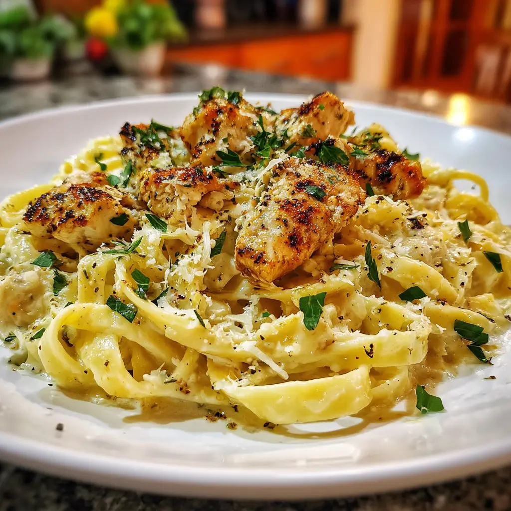 Creamy Garlic Parmesan Chicken Pasta