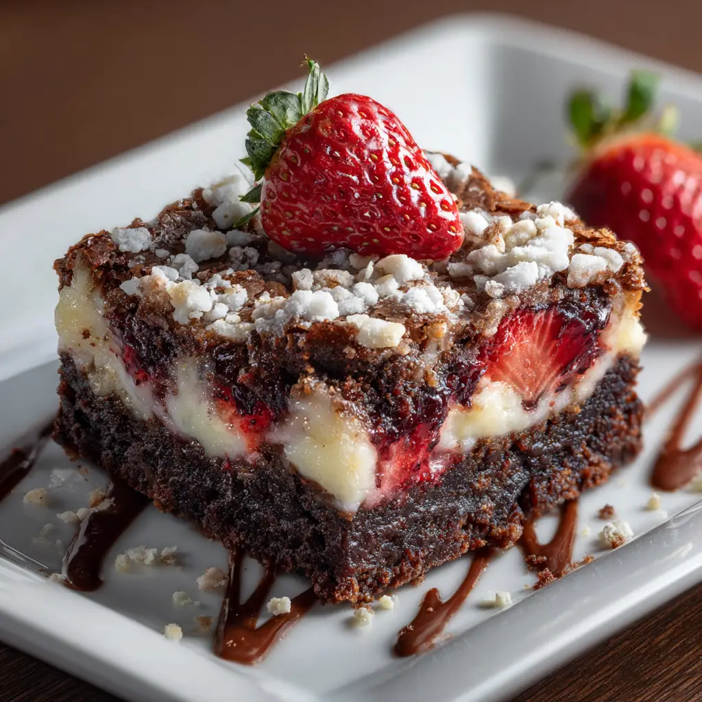 Strawberry Crunch Brownies Bar: A Delightful Treat Awaits!