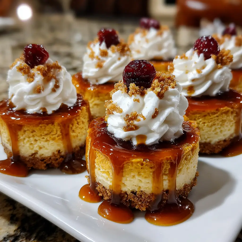 Irresistible Mini Pumpkin Cheesecakes