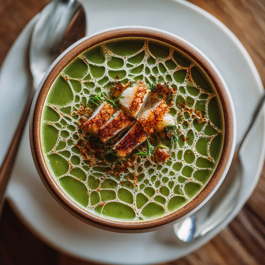 Spiderweb Split Pea Soup