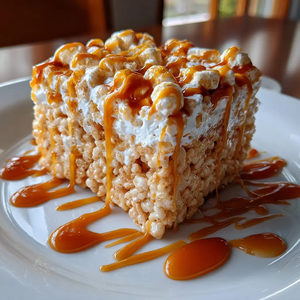 Salted Caramel Rice Krispie
