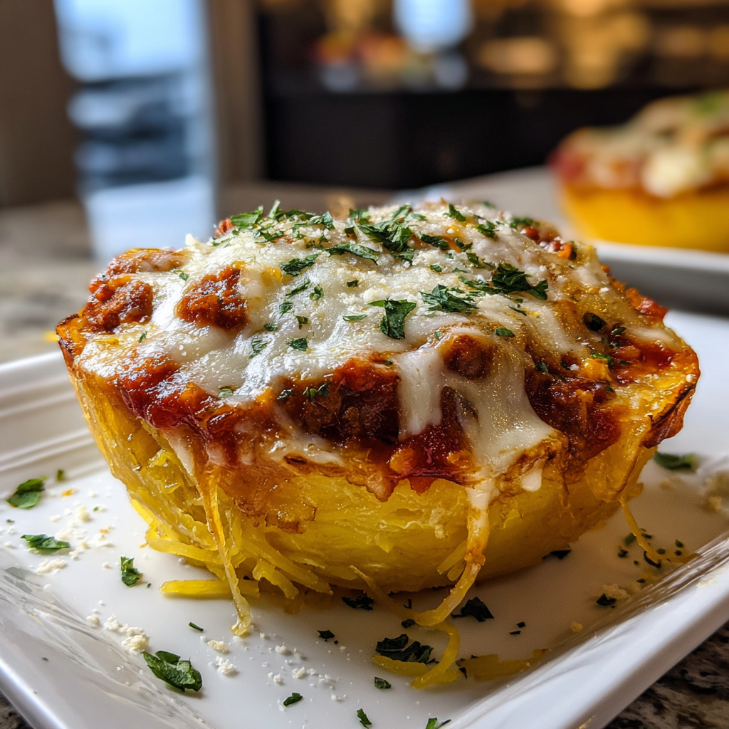 Spaghetti Squash Lasagna Cups