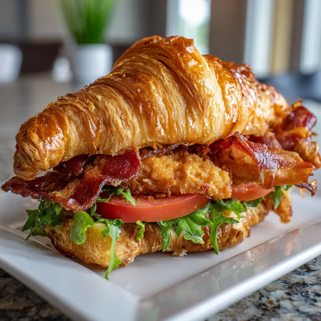 Bacon Chicken Croissant