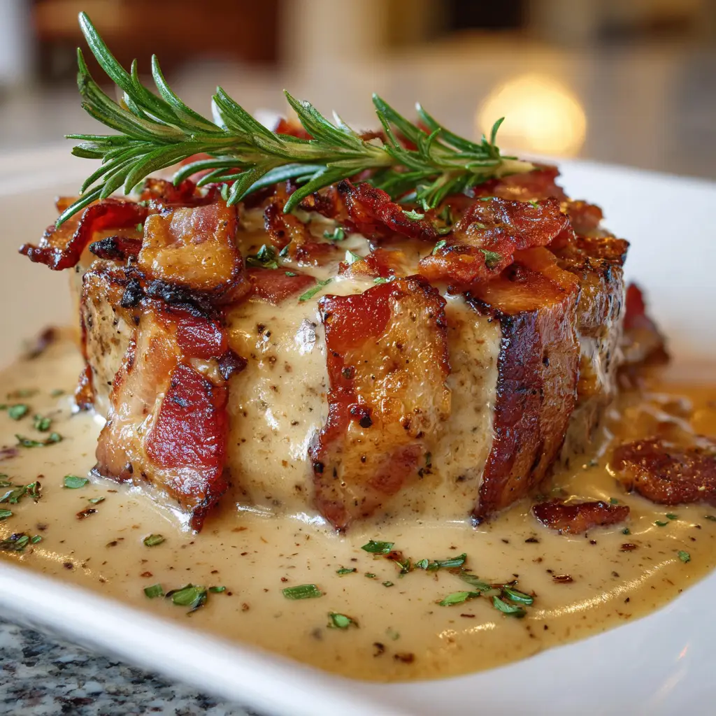 Savory Creamy Hunters Sauce with Bacon