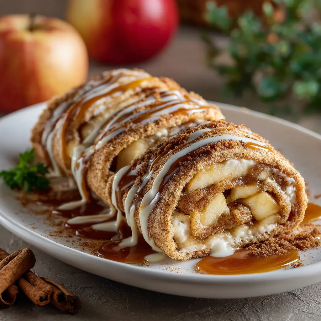 Easy Cinnamon Apple Protein Rollups