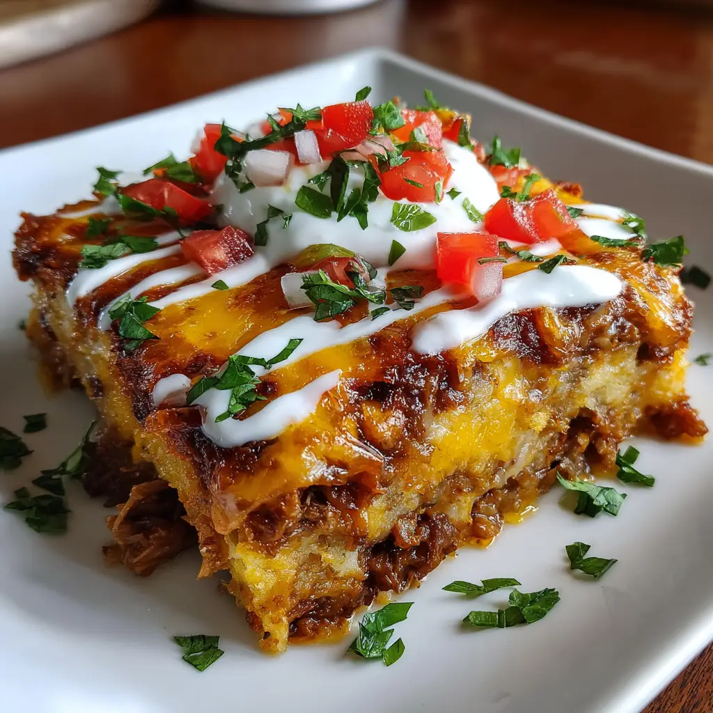 Chicken Burrito Casserole