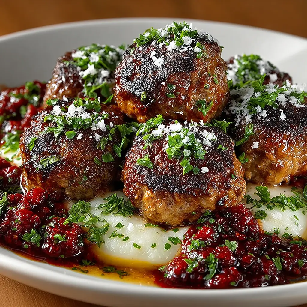 Beef Meatballs in Tomato Sauce Recipe