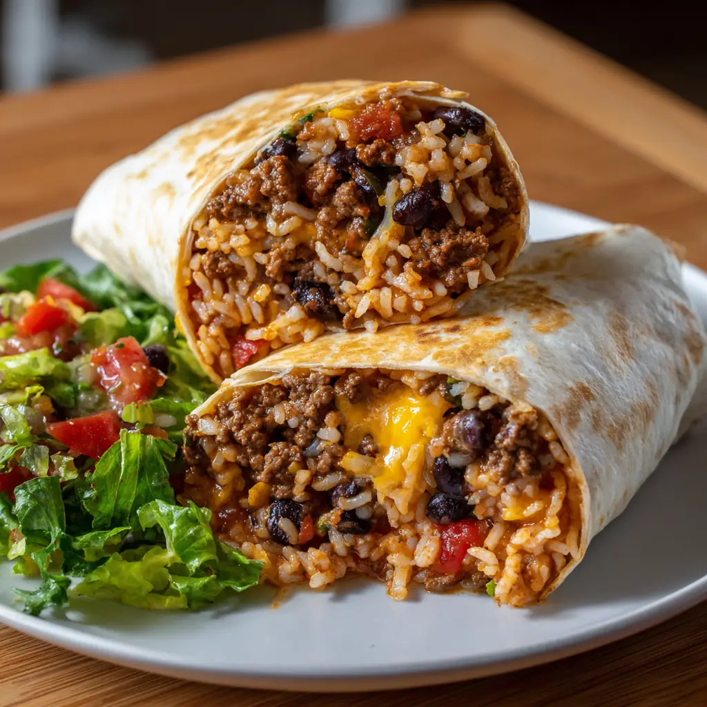 Ground Beef Burrito