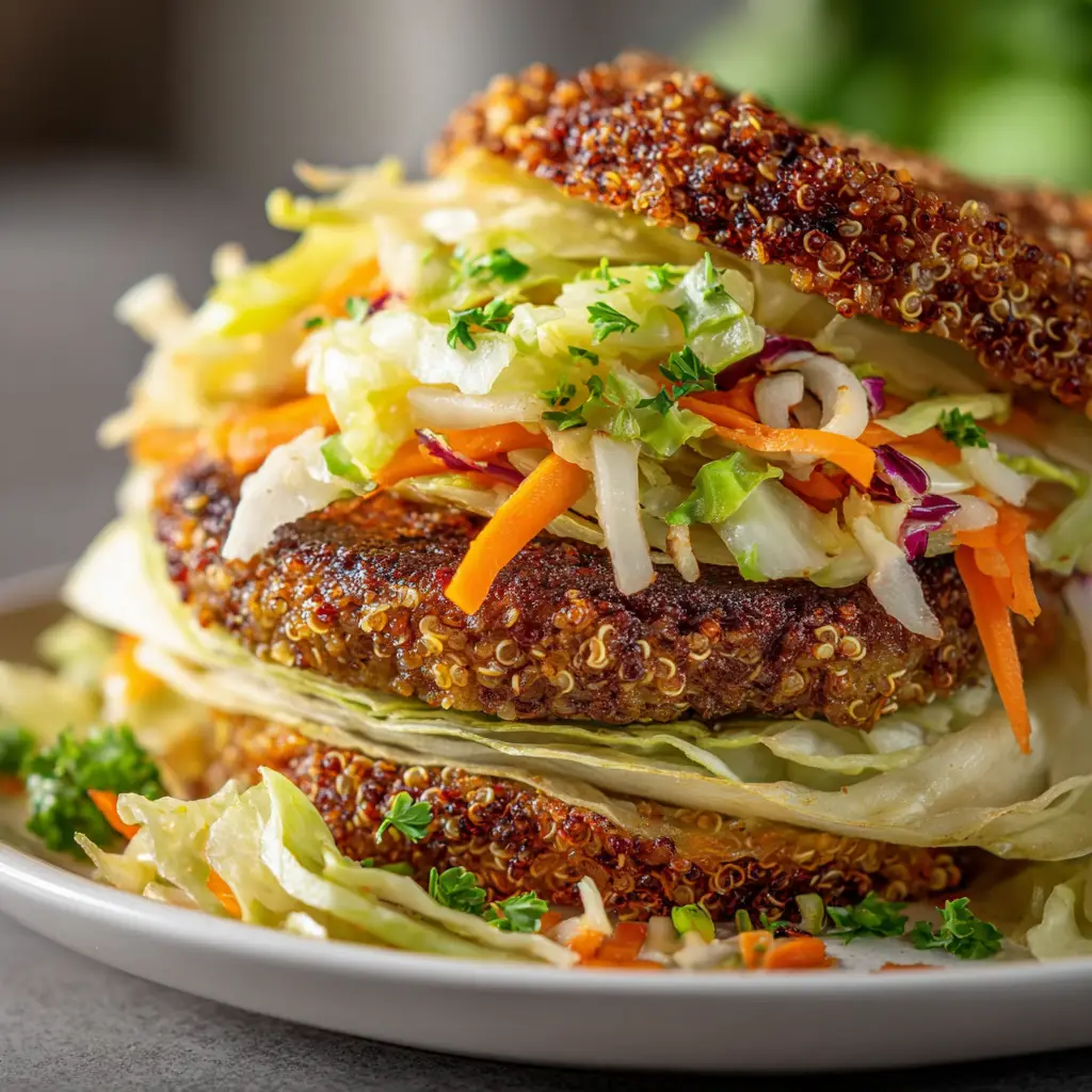 Oven-Baked Cabbage Burgers