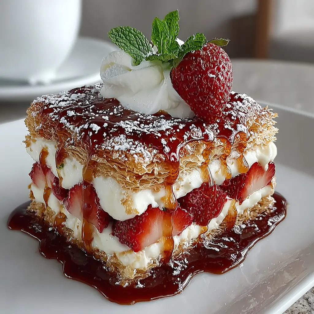 Strawberry Mille-Feuille Recipe