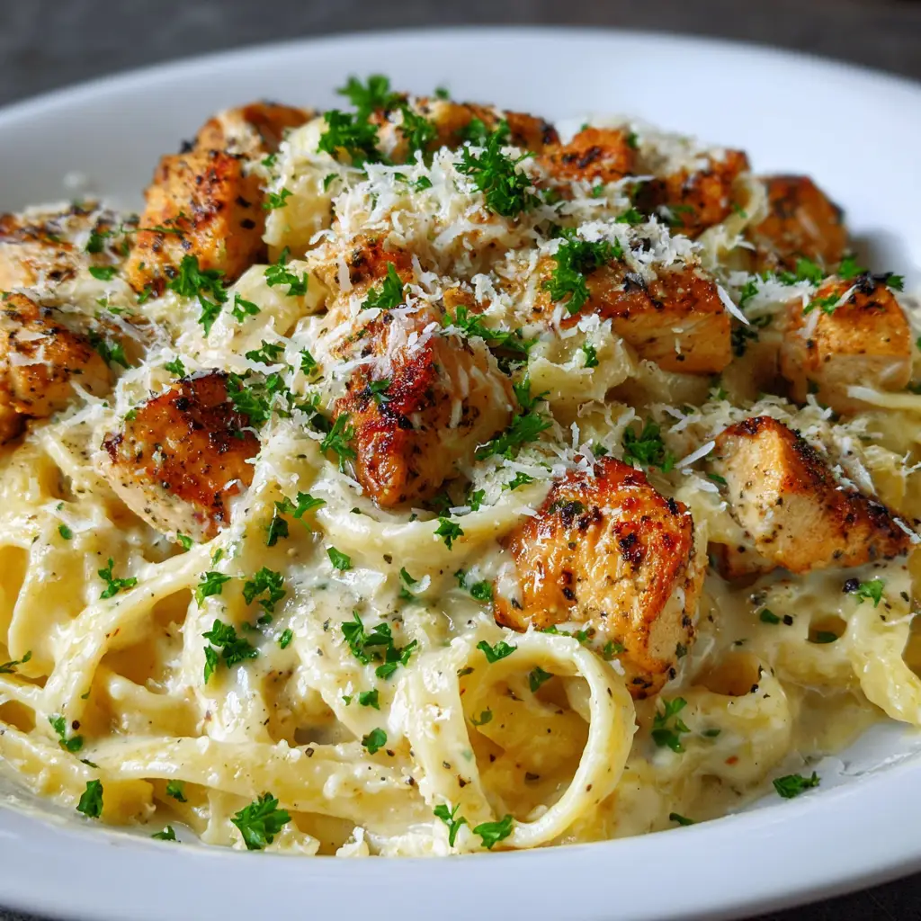 Creamy Garlic Parmesan Chicken Pasta