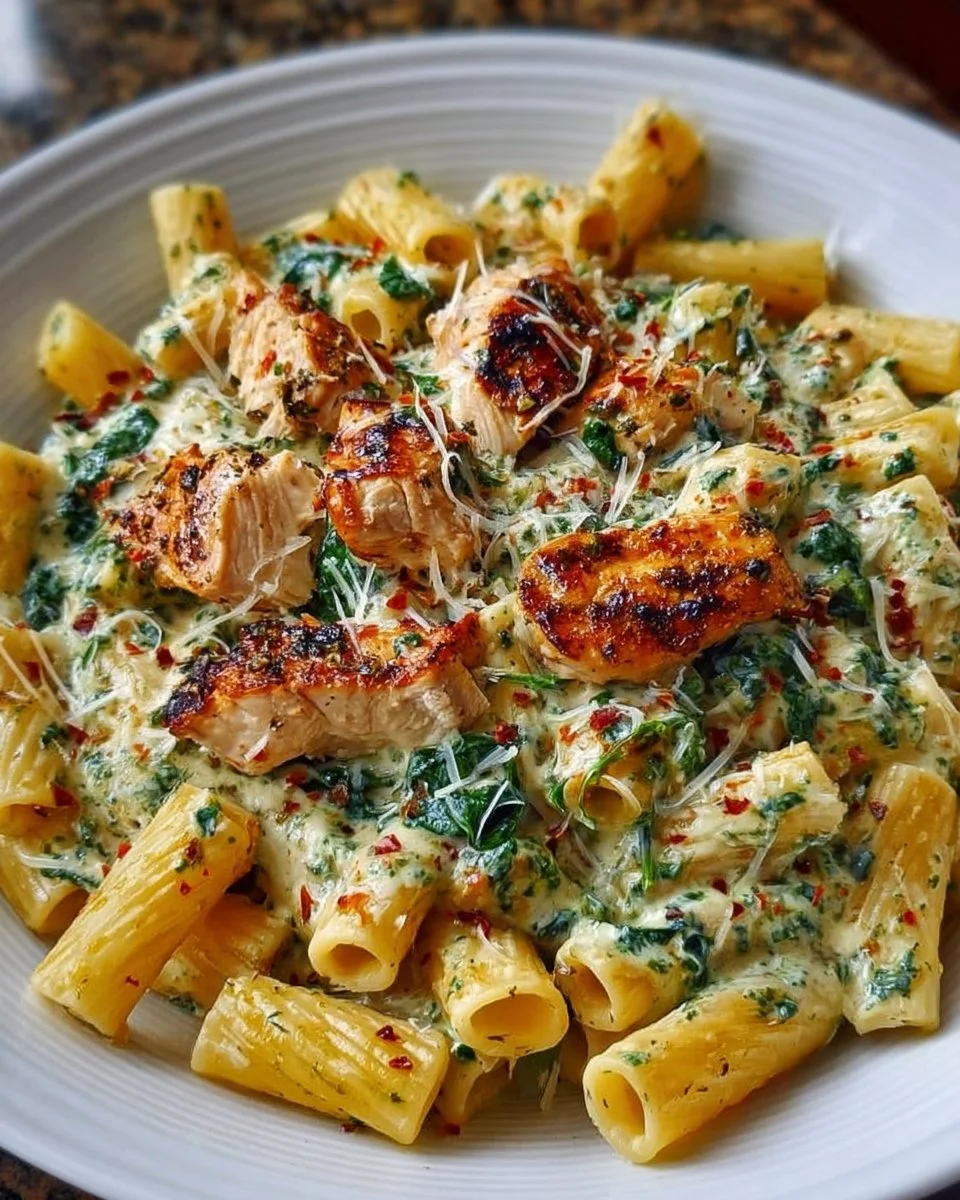 Creamy Pesto Chicken Pasta