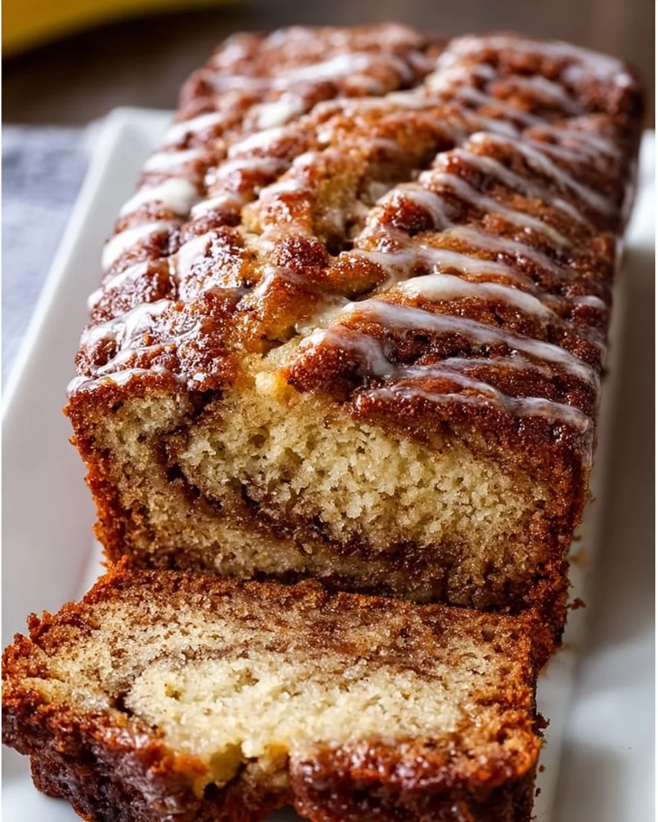 Homemade Cinnamon Swirl Banana Bread