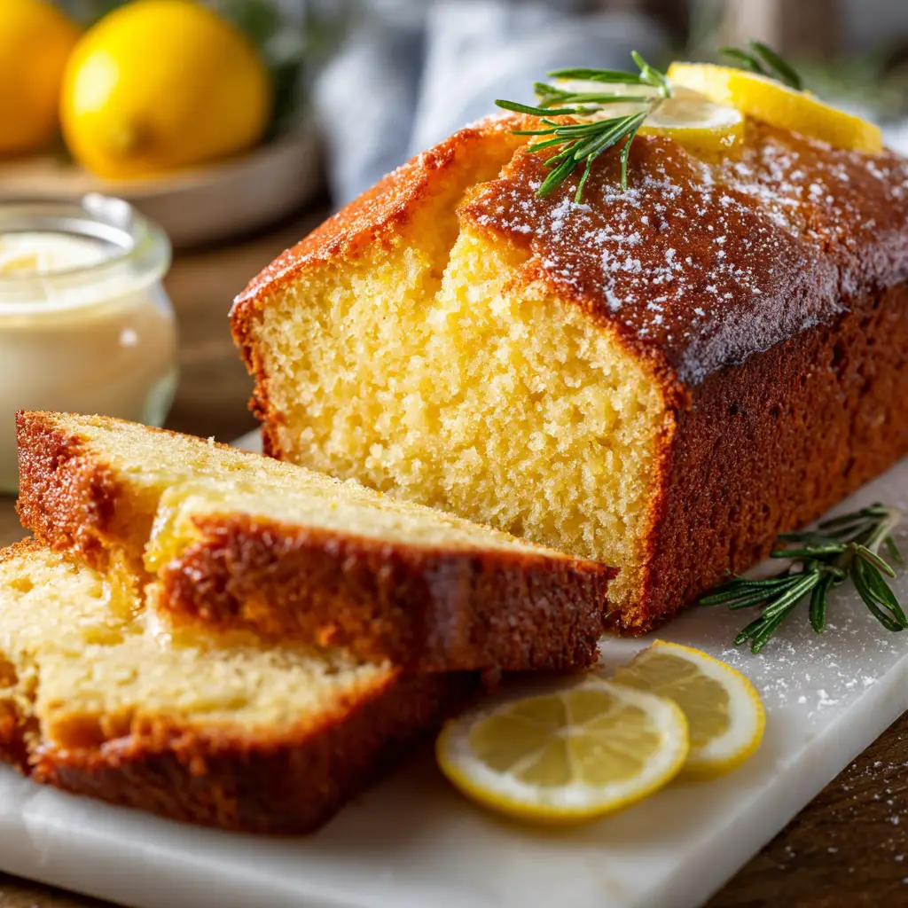 Tasty Sourdough Discard Lemon Loaf