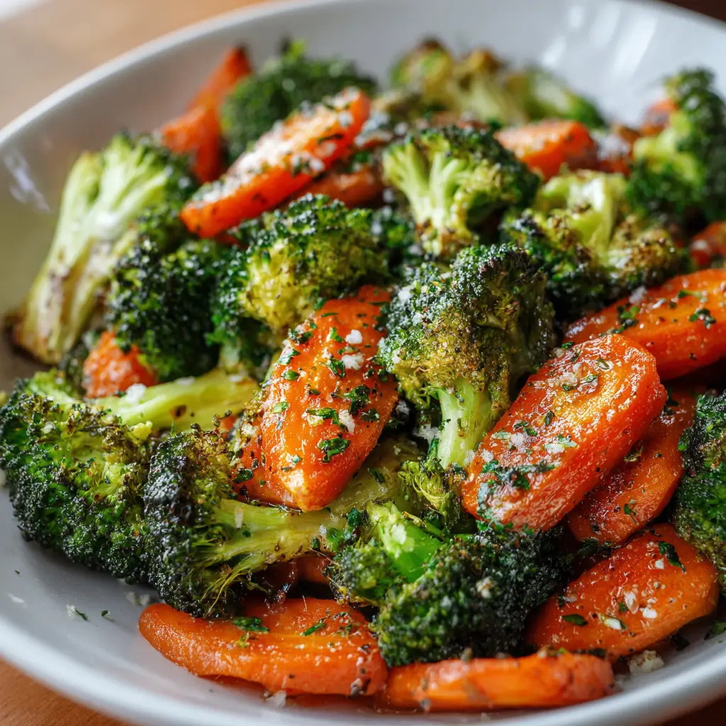 Roasted Broccoli and Carrots Recipe
