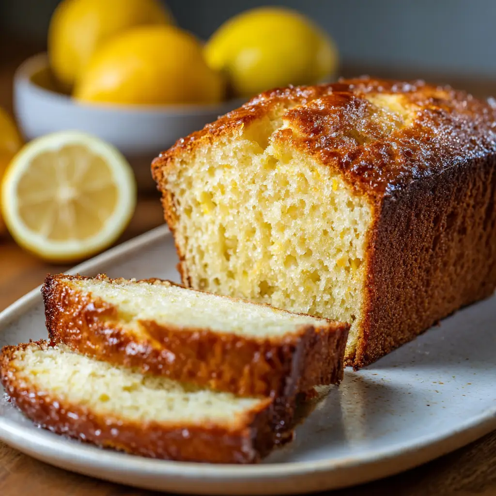 Tasty Sourdough Discard Lemon Loaf